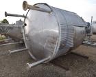 Used Mueller Jacketed Mix Tank, Approximate 1500 Gallon,