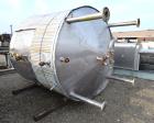 Used- Mueller Jacketed Mix Tank, Approximate 1500 Gallon,