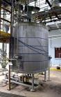 Used- Mueller Jacketed Mix Tank, Approximate 1500 Gallon,