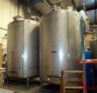 Used- 3,000 Gallon, Stainless Steel, Jacketed Mueller Tanks.