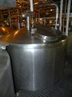 Used Mueller Tank, 2000 Gallon, Stainless Steel, Vertical. 76