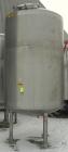 Used Mueller Tank, 2000 Gallon, 316 Stainless Steel, Vertical. 76