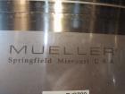 Used Mueller 2,100 Gallon Stainless Steel Tank