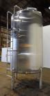 Used Mueller Tank, Approximately 2000 Gallon, 304 Stainless Steel, Vertical.