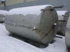 USED: Mueller tank, 3000 gallon, 304 stainless steel, vertical. 7' diameter x 10'6