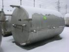 USED: Mueller tank, 3000 gallon, 304 stainless steel, vertical. 7' diameter x 10'6