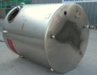 Used Ace Processing Equipment Company Tank, 1000 Gallon, Model CVS, 316 Stainless Steel, Vertical. 66