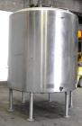 Used Perma-San Tank, 2000 Gallon, Model CVC, 304 Stainless Steel Vertical. 84