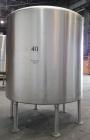 Used Perma-San Tank, 2000 Gallon, Model CVC, 304 Stainless Steel Vertical. 84