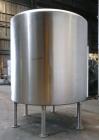 Used Perma-San Tank, 2000 Gallon, Model CVC, 304 Stainless Steel Vertical. 84