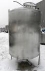 Used Lake Process Systems Tank, 1000 Gallon, Model LPS-1000, 304 Stainless Steel, Vertical. 60
