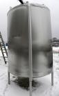 Used Lake Process Systems Tank, 1000 Gallon, Model LPS-1000, 304 Stainless Steel, Vertical. 60