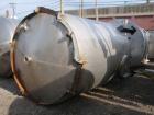 Used Tank, 2800 Gallon, 316 Stainless Steel, Vertical. 84