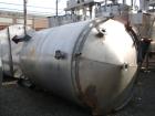 Used Tank, 2800 Gallon, 316 Stainless Steel, Vertical. 84