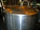 Used Tank, 1900 Gallon, stainless steel, vertical. 76