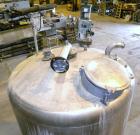 Used Tank, 1075 Gallon, 304 Stainless Steel, Vertical. 72