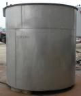 Used Tank, 2000 Gallon, 304 Stainless Steel, Vertical. 84