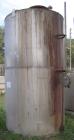 Used Tank, 2800 Gallons, Stainless Steel, Vertical. Approximately 78