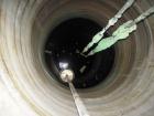 Used Tank, 2800 Gallons, Stainless Steel, Vertical. Approximately 78