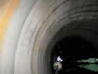 Used Tank, 2800 Gallons, Stainless Steel, Vertical. Approximately 78
