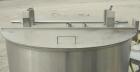 Used Tank, 1200 gallon, 316 stainless steel, vertical. 72