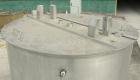 Used Tank, 1200 gallon, 316 stainless steel, vertical. 72