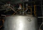 Used- Tank, 1,400 Gallon, 304 Stainless Steel, Vertical. 6'6