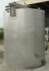 Used Bendel Tank, 3,000 Gallon, 304 Stainless Steel, Vertical. 94