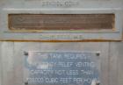 Used Bendel Tank, 3,000 Gallon, 304 Stainless Steel, Vertical. 94