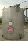 Used- Bendel Tank, 3,000 Gallon, 304 Stainless Steel, Vertical. 94