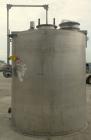 Used Bendel Tank, 3,000 Gallon, 304 Stainless Steel, Vertical. 94
