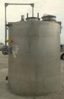 Used- Bendel Tank, 3,000 Gallon, 304 Stainless Steel, Vertical. 94