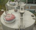 Used Bendel Tank, 3,000 Gallon, 304 Stainless Steel, Vertical. 94