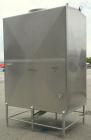 Used Rectangular Tank, 1500 Gallon, 316 Stainless Steel, Vertical. Approximately 76