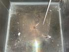 Used Square Tank, 1400 Gallon, 304 stainless steel, vertical. Approximately 66