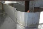 Used- Tank, 1100 Gallon, 304 Stainless Steel, Vertical. 72