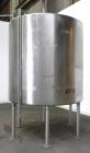 Used Tank, 2000 Gallon, 304 Stainless Steel, Vertical. 84