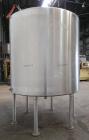 Used Tank, 2000 Gallon, 304 Stainless Steel, Vertical. 84
