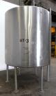 Used Tank, 2000 Gallon, 304 Stainless Steel, Vertical. 84
