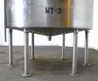 Used Tank, 2000 Gallon, 304 Stainless Steel, Vertical. 84