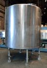 Used Tank, 2000 Gallon, 304 Stainless Steel, Vertical. 84