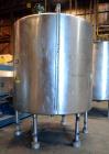 Used Tank, 2000 Gallon, 304 Stainless Steel, Vertical. 84