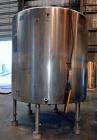 Used Tank, 2000 Gallon, 304 Stainless Steel, Vertical. 84