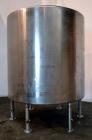 Used Tank, 2000 Gallon, 304 Stainless Steel, Vertical. 84