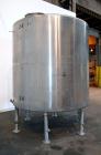 Used Tank, 2000 Gallon, 304 Stainless Steel, Vertical. 84