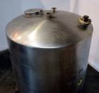Used Tank, 2000 Gallon, 304 Stainless Steel, Vertical. 84