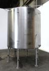 Used Tank, 2000 Gallon, 304 Stainless Steel Vertical. 84