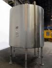 Used Tank, 2000 Gallon, 304 Stainless Steel Vertical. 84