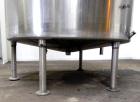 Used Tank, 2000 Gallon, 304 Stainless Steel Vertical. 84