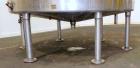Used Tank, 2000 Gallon, 304 Stainless Steel Vertical. 84